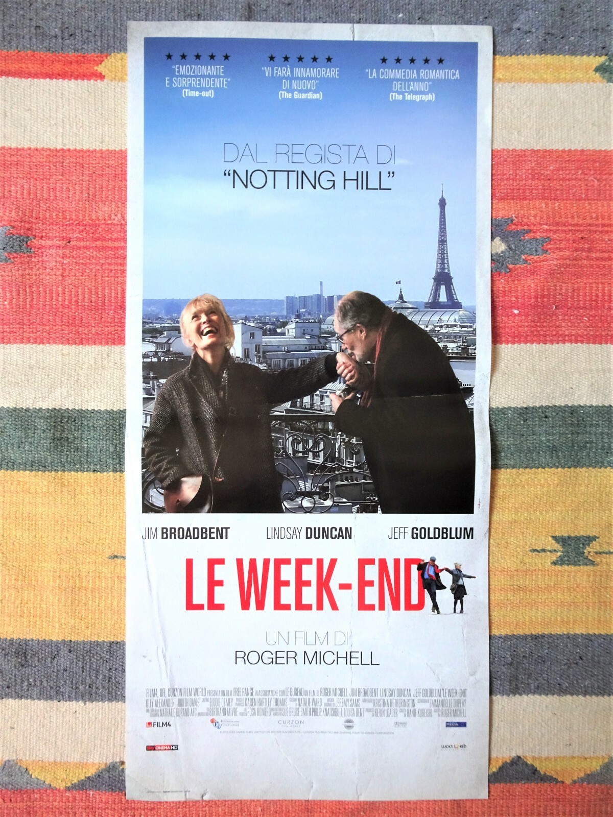 Locandina originale film Le Week-End (2014) - Regia di Roger Michell
