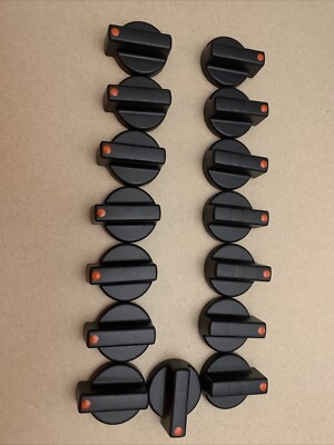 15 Pcs Stove Switch Plastic Replacement Knobs for Universal Burner Control New