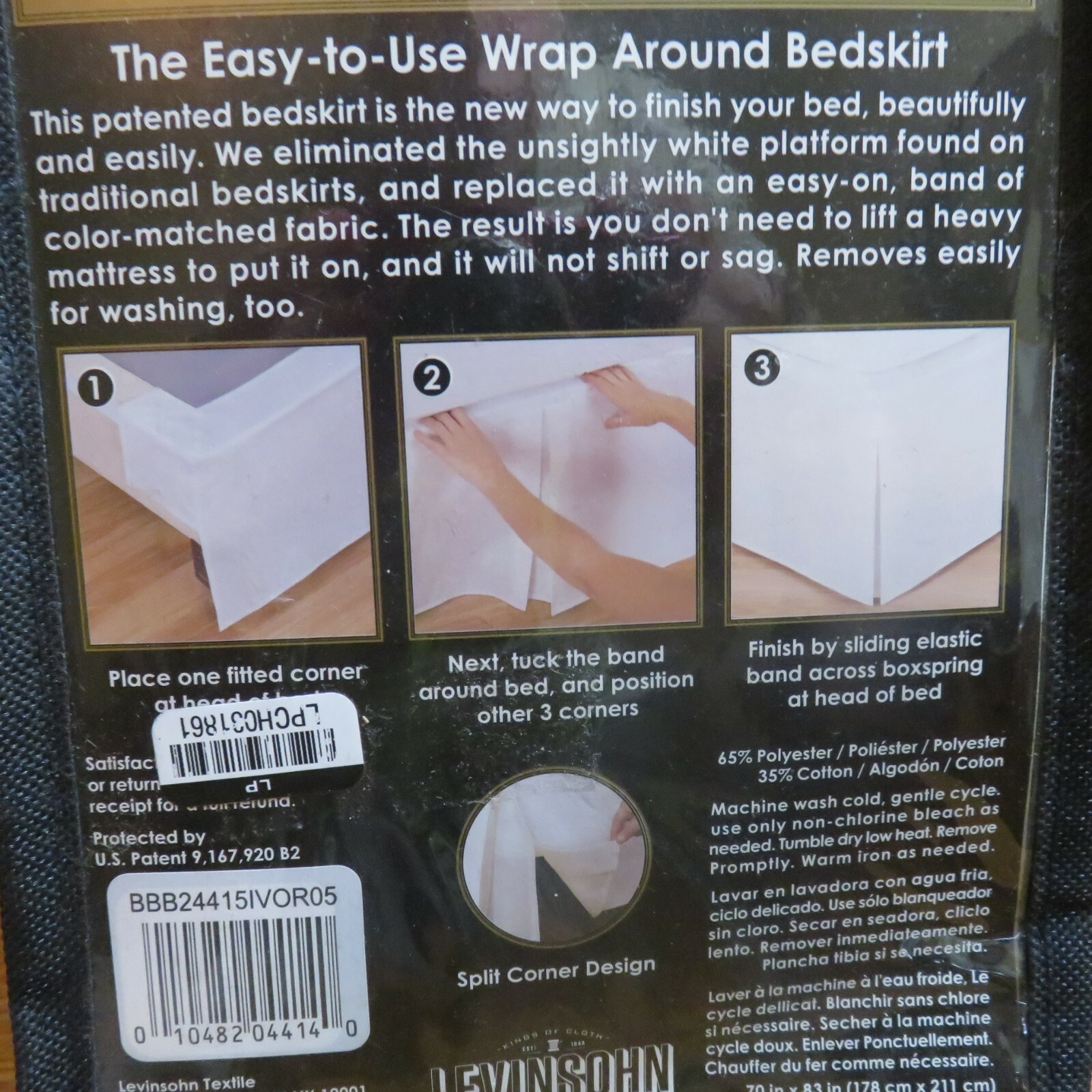 WONDER SKIRT BEDSKRT California King 15 inch Drop IVORY 10482044140 eBay