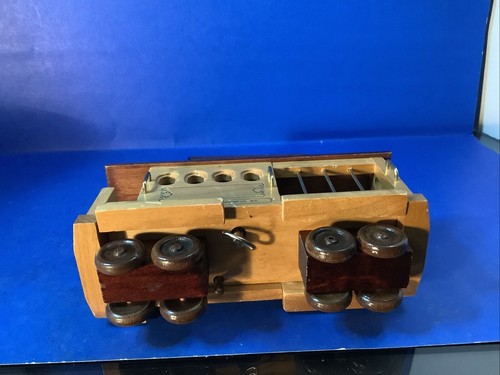 Vintage San Francisco Music Box Co. Powell & Hyde Sts. Musical Wood Cable Car - Picture 7 of 7