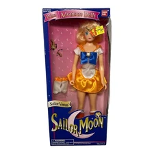 Salior Moon Deluxe Adventure Dolls Sailor Venus 11.5  Bandai  1995 BRAND NEW