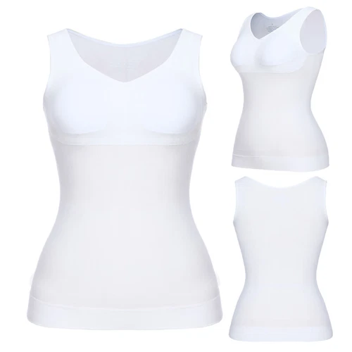 New Ladies Women Seamless Control Vest Body Shaper Shape Wear Under Wear - Bild 20 von 23