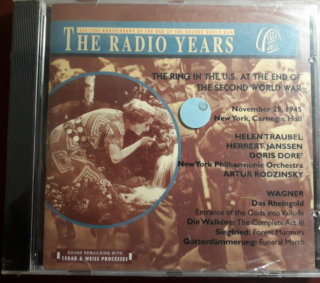 WAGNER/RODZINSKY-RING IN THE U.S.AT END OF 2 WORLD*CD BRAND NEW SEALED SIGILLATO