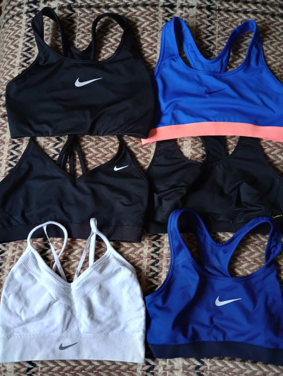 Nike Dri Fit Women's Sports Bra Lot (6) Medium Running Jogging Exercise NICE
