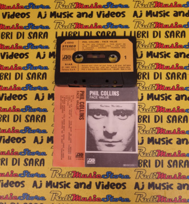 *MC PHIL COLLINS face value italy 1981 atlantic u 499143 in the air tonight