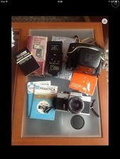 PENTACON Praktica Kamera mit Blitz MAXWELL M500c ZOOM und Anleitungen