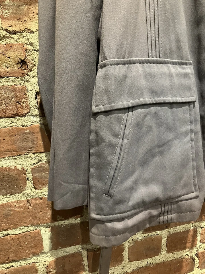 Chaqueta de gabardina vintage Hércules años 50 Rockabilly con cinturón para hombre 42 forro de piel de oveja Foto 4 de 4