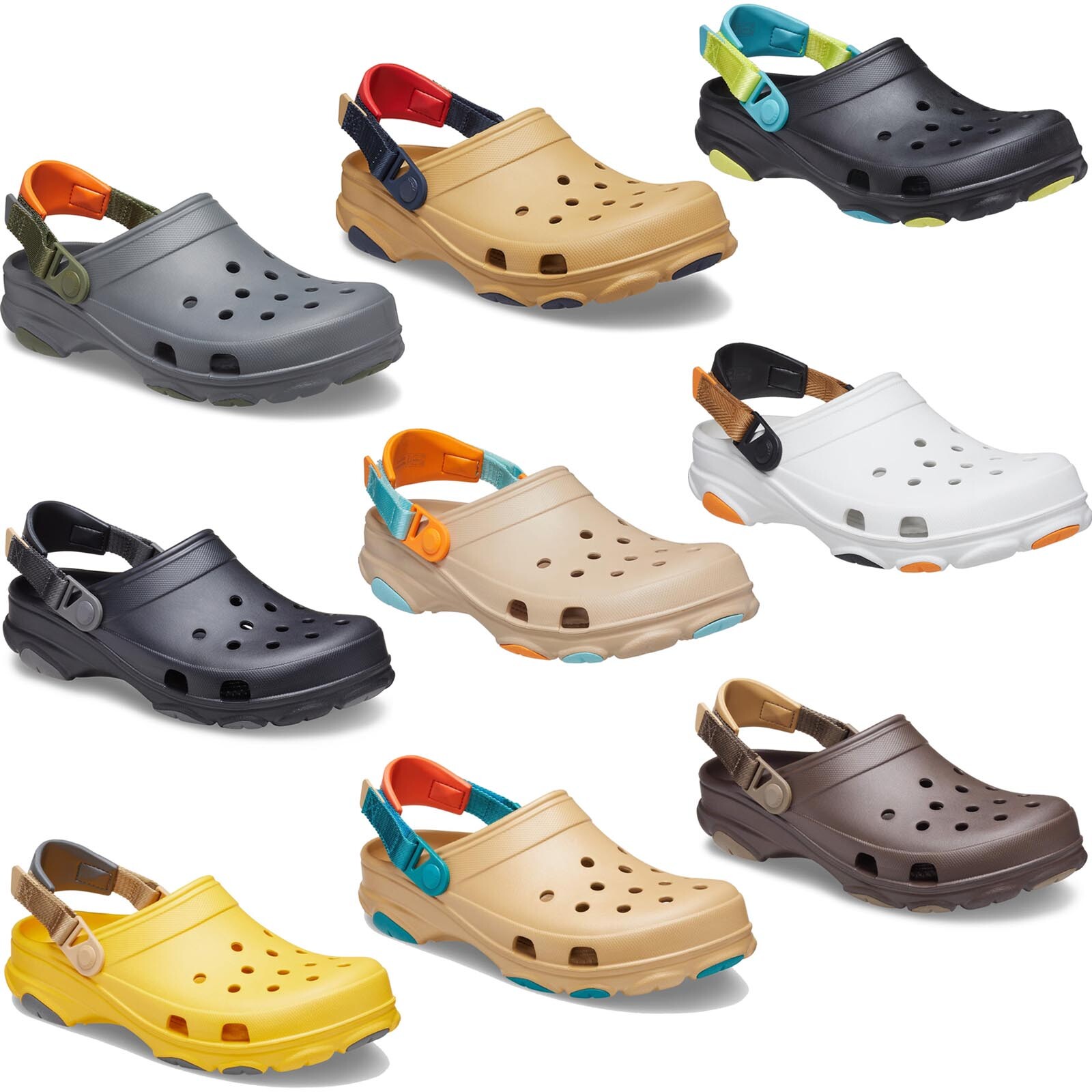 Crocs Classic All Terrain Clog Unisex Lightweight Adventure Rugged Sandals  Shoes | eBay