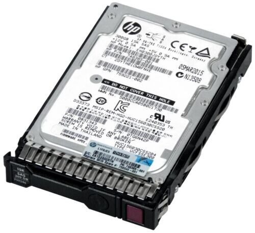 Disque Dur HPE EH0300JDYTH 759208-B21 759546-001 300GB 15K 128MB SAS-3 2.5 " - Afbeelding 2 van 3