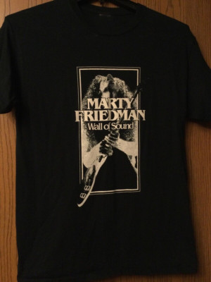 Marty Friedman (Megadeth) Wall Of Sound Gift For Fan Black All Size Shirt  SS61
