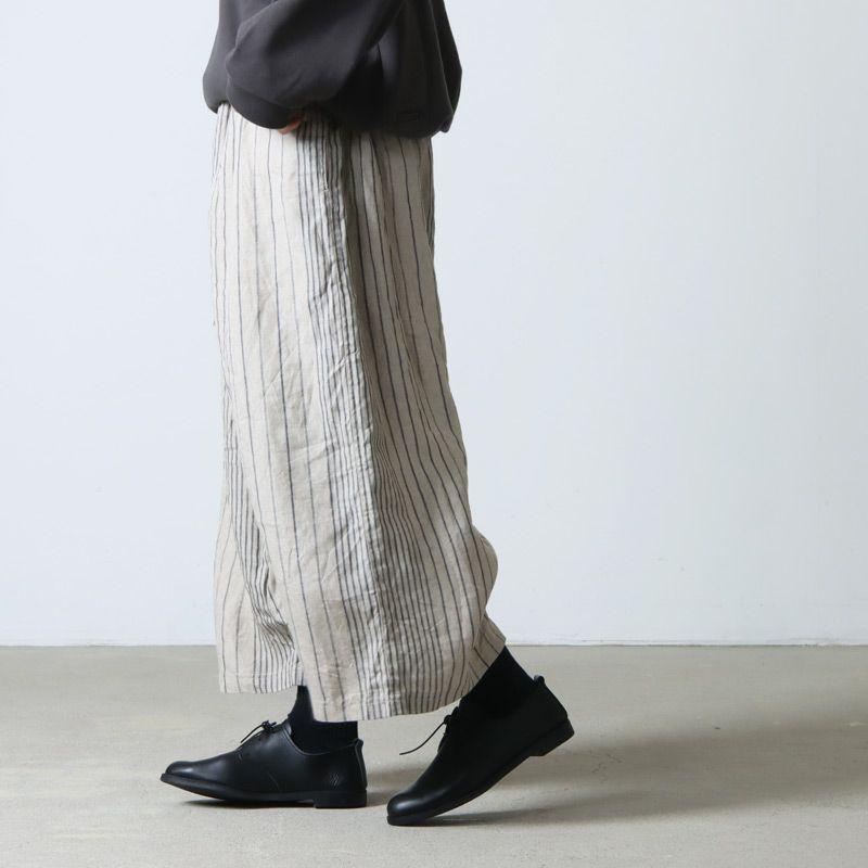 Unused 2023 Ichi Antiquites Linen Striped Sarouel Pants