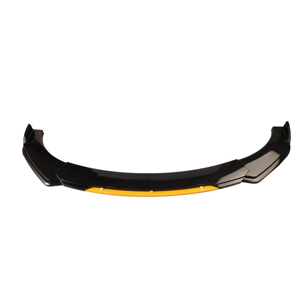 Front Bumper Lip Side Skirt Rear Bumper Lip Strut Rods For Volvo Black Yellow Foto 3 de 4