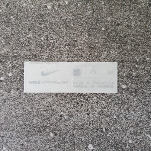 20pcs Nike Vaporknit Label Size Back Neck Iron on Football Jersey Replacement - Picture 3 of 3