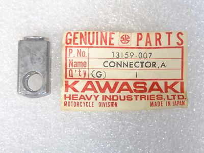 Kawasaki NOS NEW 13159-007 Connector A H1 H2 S1 S2 S3 KH KH500