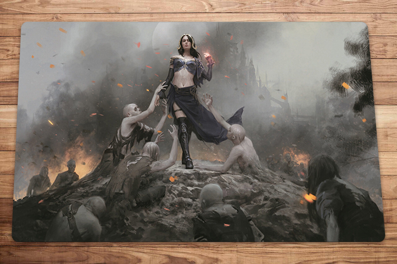 Liliana MTG Playmat Kann angepasst werden MTG Playmat TCG CCG