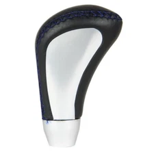 Shift Knob - Auto Drive (PM-22152BWK1) Black w/Blue Stitching (5/16 to 9/16) NEW