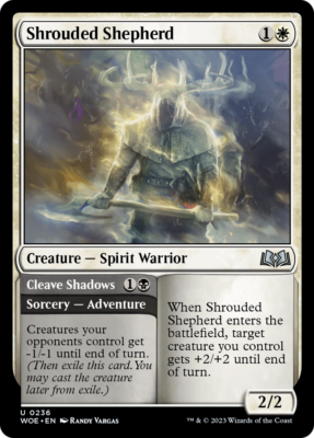x1 Shrouded Shepherd // Cleave Shadows WOE MTG 236 UNCOMMON M/NM 1x | eBay x1 Shrouded Shepherd // Cleave Shadows WOE MTG 236 UNCOMMON M/NM 1x | eBay