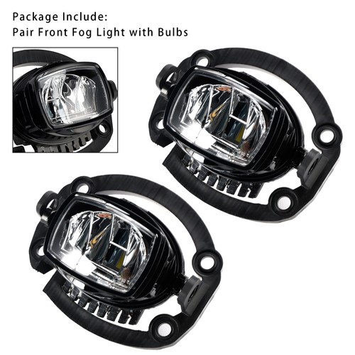 Pair LED Front Driving Fog Light For Jeep Compass 2021-2025 68470159AA S12 - Picture 8 of 18