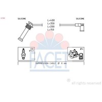 ZüNdleitungssatz Facet 4.7242 Made In Italy - Oe Equivalent FüR Ford Mazda Volvo