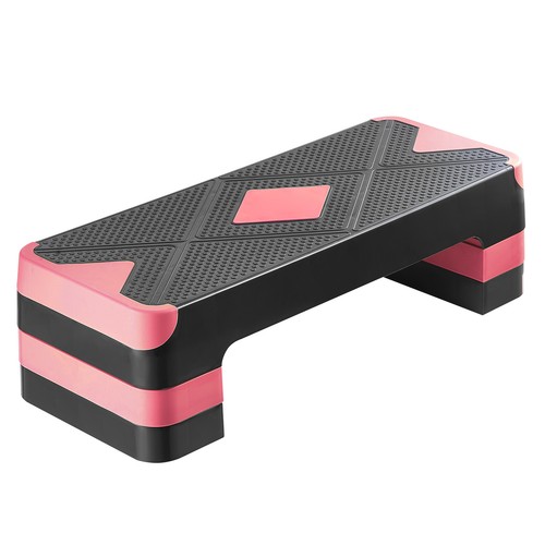 Aerobic Exercise Step Platform Height Adjustable Workout Fitness Stepper 4 Riser - 第 5/17 張圖片