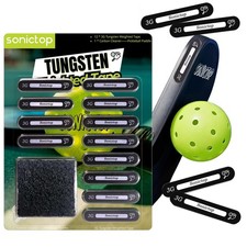 Tungsten Tape for Pickleball Paddles, Non-Toxic 12PCS Tungsten Tape with Padd...