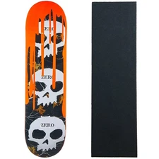 Zero Skateboard Deck 3 Skull Blood Realtree V2 8.25" x 31.9" with Grip