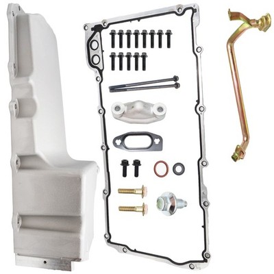 302-1 LS Swap Retrofit Aluminum Oil Pan Kit For Chevy BBC SBC GM LS1 LS2 LS3 LS6