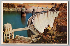 Hoover Dam Colorado River Nevada Postcard