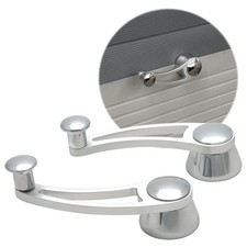 Billet Open Door Window Crank Pair Autoloc Autdnwc001 Rat Custom Muscle