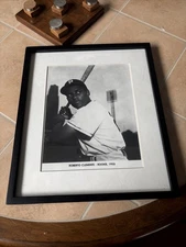 Roberto Clemente Rookie Year Photo Framed  (10.5in/13in)