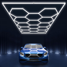 Garage Lights Hexagon Led Lights DIY Ceiling LED Shop Light 91630LM