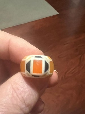 VINTAGE CELLULOID RING SIZE 7.5