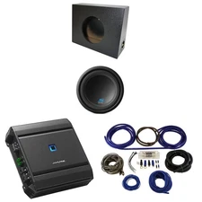 Regular Standard Cab Alpine S-W12D4 Single 12 Rhino Sub Box & S-A60M Amp