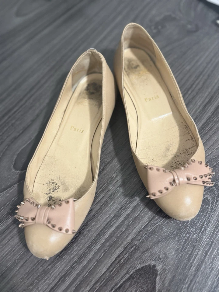 Christian Louboutin Nude Blow Flats Talla 38 Foto 3 de 4