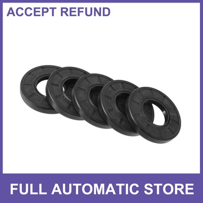 #ad Oil Seal Seal Ring Rotary Shaft Seal NBR Rubber 35x72x10mm Black 5Pcs New $15.71