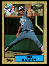 1987 Topps Jim Clancy #122 Toronto Blue Jays MLB Baseball Base Set