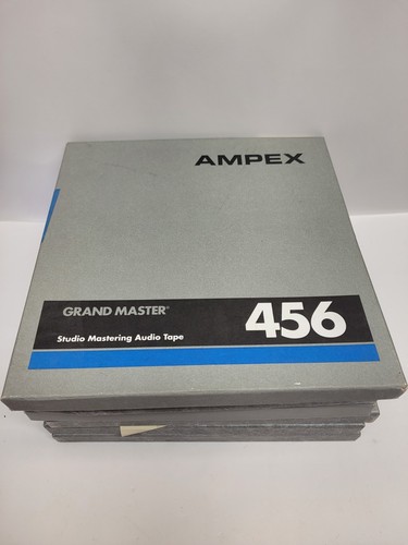 👀Ampex Grand Master 456 1/4" x 2500' Tape 10-1/2" Bb King Studio Lot Of 7 #9 👀 - Picture 4 of 17