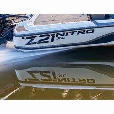 OEM Replacement Z21 Nitro XL Boat Yacht Decals 2PC Set Vinyl New Oracle 40”