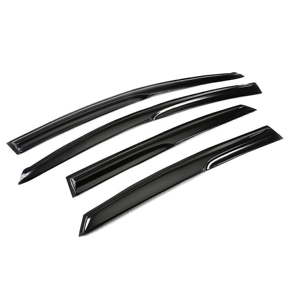 For 2013-2018 Nissan Sentra Wavy Mugen Style Window Visor Sun Rain Guard Vent