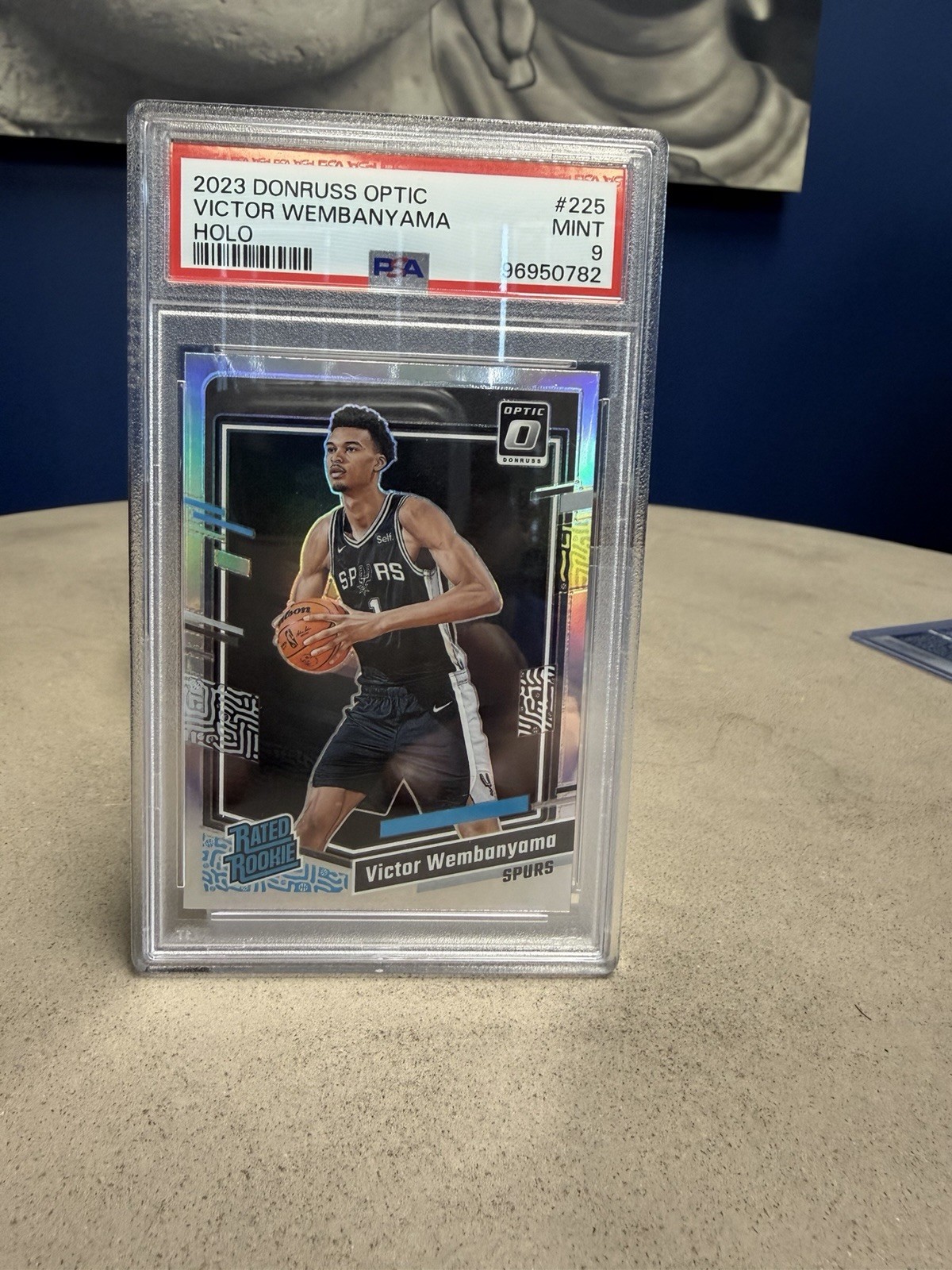 2023 Panini Donruss Optic - Rated Rookie Victor Wembanyama #225 Holo Prizm (RC)