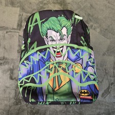 MOCHILA SPRAYGROUND THE JOKER HAHAHA / BOLSA DE LIBRO BATMAN USADA EN EXCELENTE ESTADO