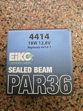 NEW Eiko Incandescent Glass Sealed Beam Par36 4414 18W 12.8V Lamp Bulb