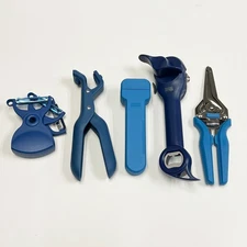 Kuhn Rikon Gripper, Shears, Peeler, Jar & Can Opener BLUE