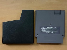 Konami Contra (Nintendo NES, 1985) Video Game Cartridge With Sleeve