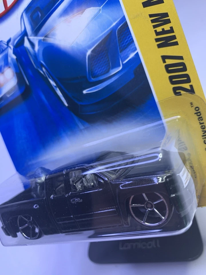 Hot Wheels Black Chevy Silverado Truck~ 2007 New Models 20/36 - Image 4 of 4