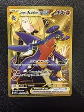 Pokemon Destined Rivals Cynthia's Garchomp EX Gold Hyper Rare Card 241/182 NM