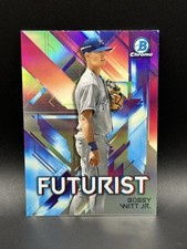 2021 Bowman Chrome Futurist Insert Refractor #FUT-BW Bobby Witt Jr. KC Royals