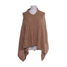 Poncho, Größe: ONE SIZE, Braun, Acryl/Alpakawolle/Viskose/Wolle, Einfarbig #DS5