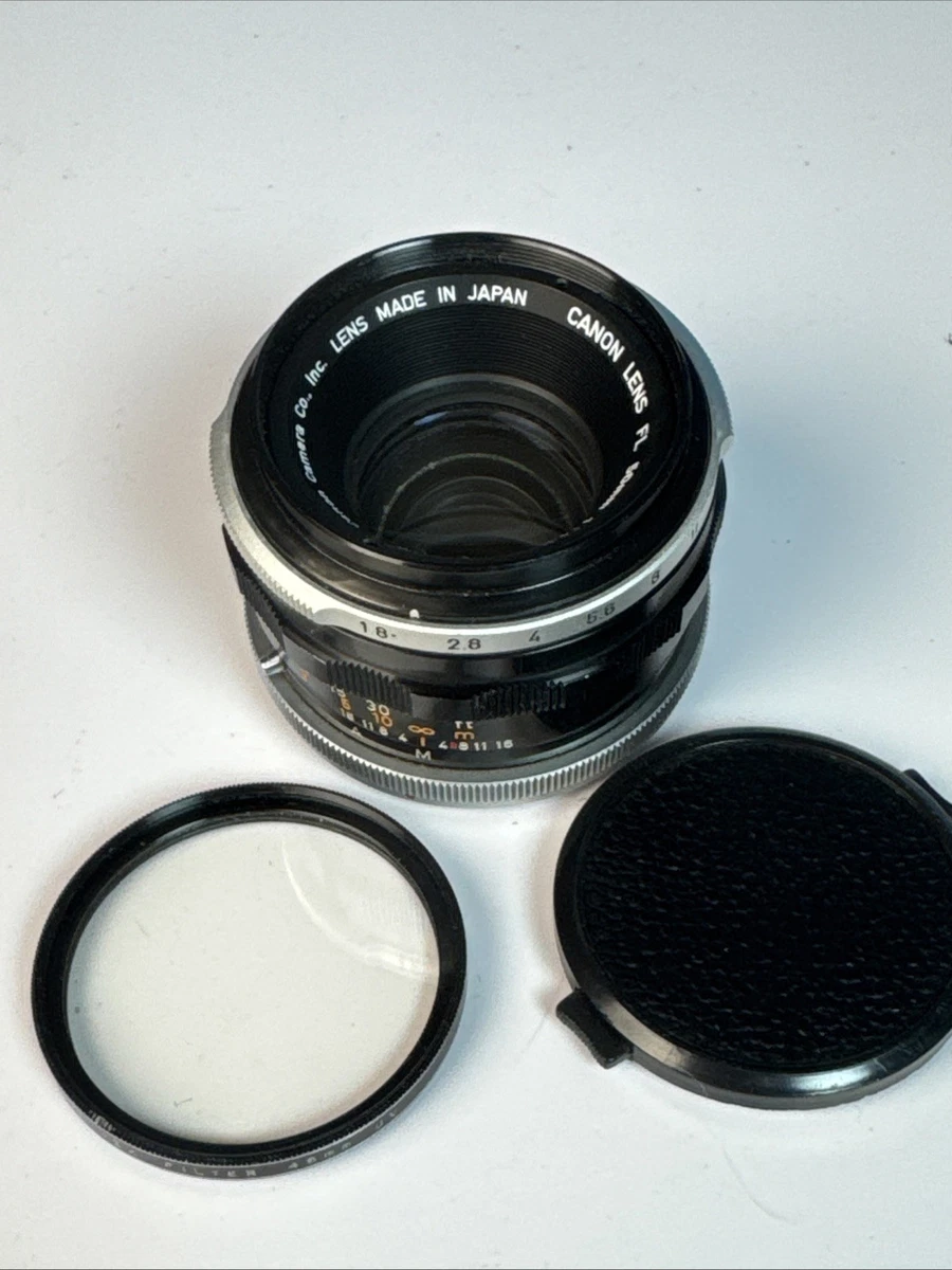Canon f/1.8 Camera Lenses FL 50mm Focal for sale - eBay