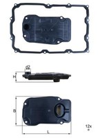 Knecht Hydraulikfilter, Automatikgetriebe Hx 271D FüR Toyota